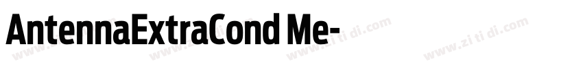 AntennaExtraCond Me字体转换
